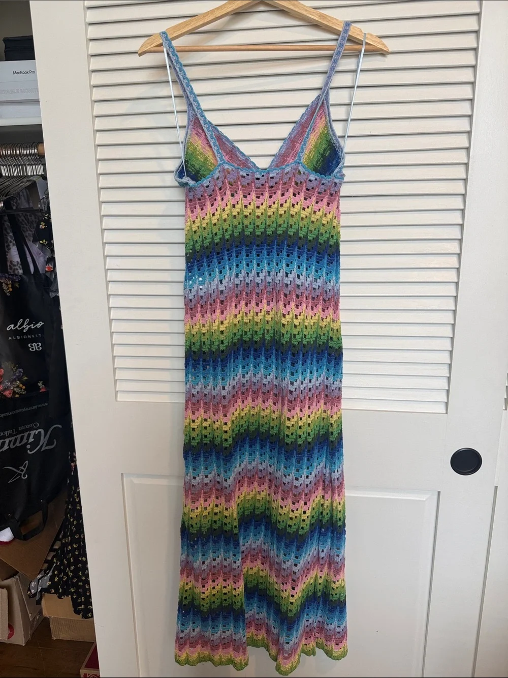 Zara Long Knit Strap Dress — Size S (NWOT)